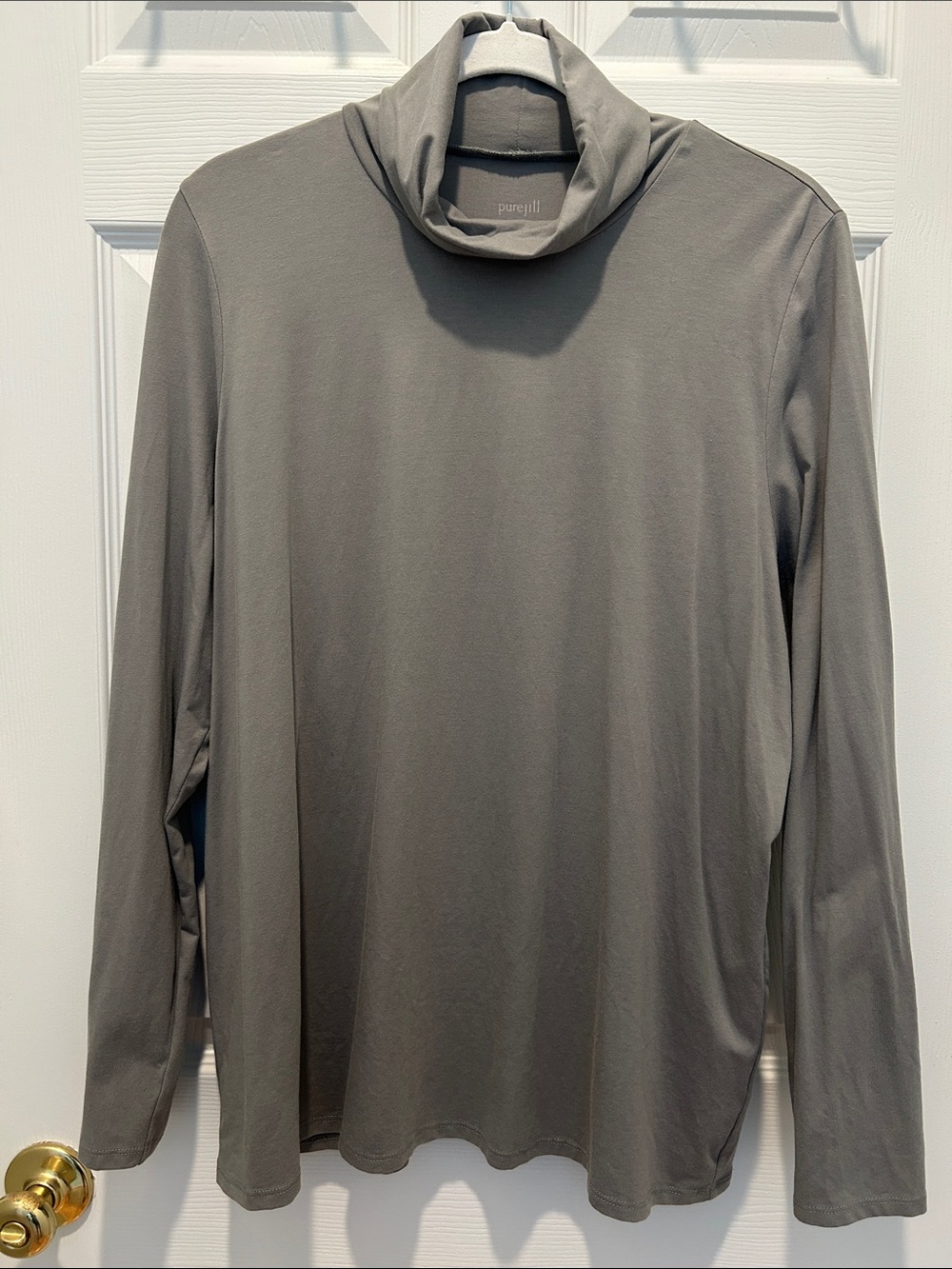 J. Jill Gray Turtleneck Long-Sleeve Top